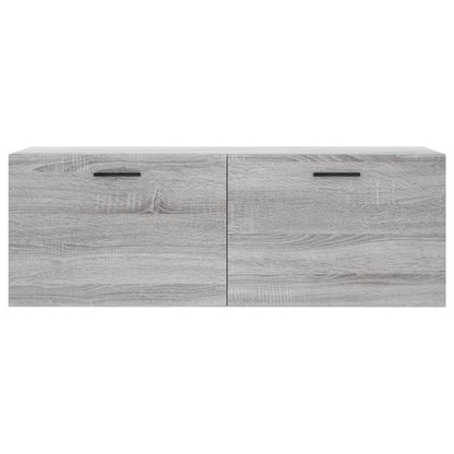 vidaXL Armoire murale gris Sonoma 100x36,5x35 cm Aggloméré