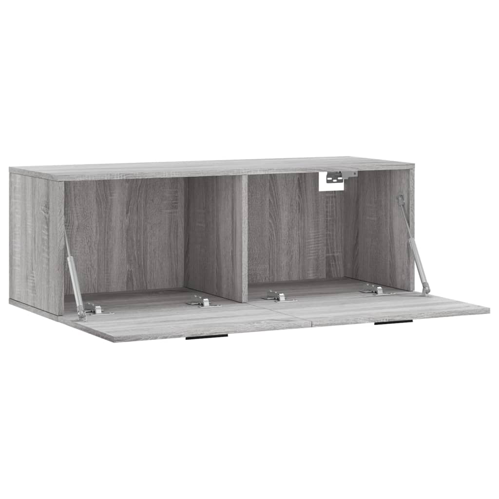 vidaXL Armoire murale gris Sonoma 100x36,5x35 cm Aggloméré