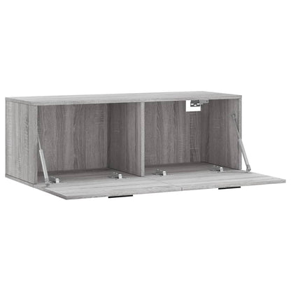 vidaXL Armoire murale gris Sonoma 100x36,5x35 cm Aggloméré