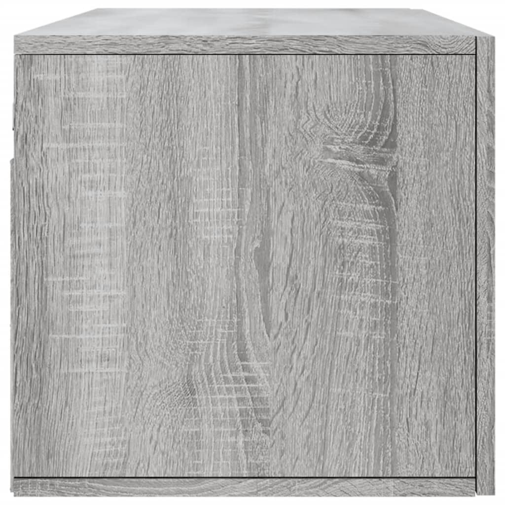 vidaXL Armoire murale gris Sonoma 100x36,5x35 cm Aggloméré