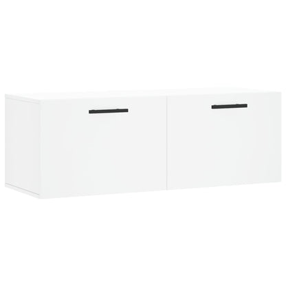 vidaXL Wandschrank Weiß 100x36,5x35 cm Holzwerkstoff