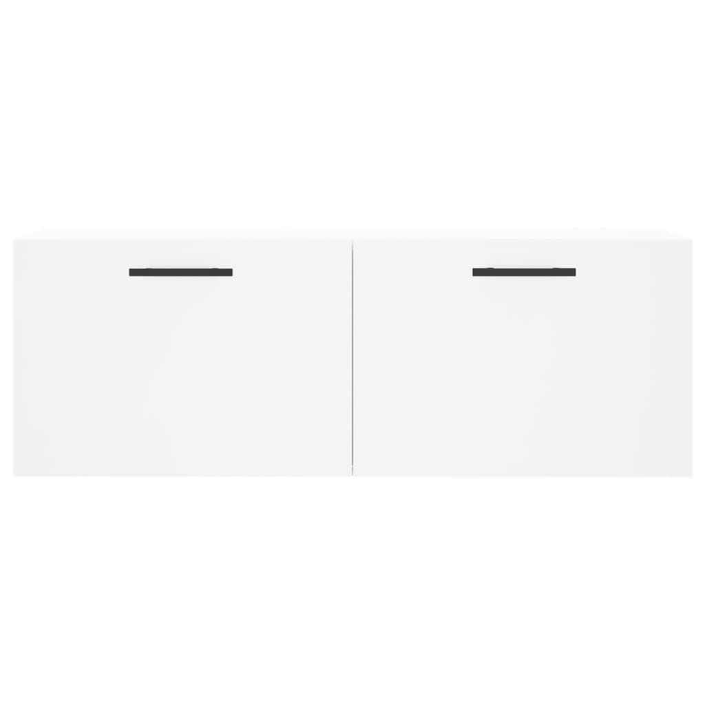 vidaXL Wandschrank Weiß 100x36,5x35 cm Holzwerkstoff