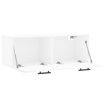 vidaXL Wandschrank Weiß 100x36,5x35 cm Holzwerkstoff
