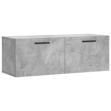 vidaXL Armoire murale gris béton 100x36,5x35 cm Aggloméré