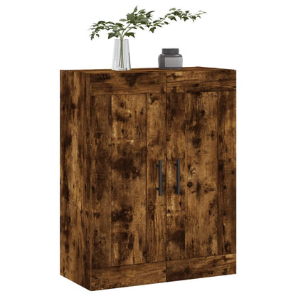 vidaXL Wandschrank Räuchereiche 69,5x34x90 cm Holzwerkstoff