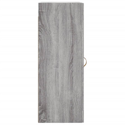 Wandschrank Grau Sonoma 34,5x34x90 cm Holzwerkstoff