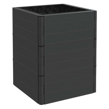 vidaXL Pflanzkübel 2 Stk. Anthrazit PP