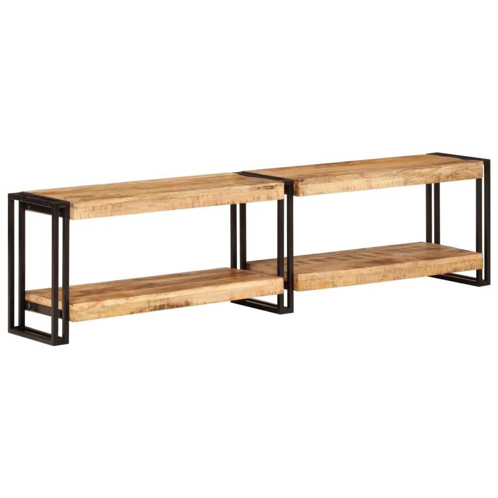vidaXL Meuble TV 160x30x40 cm Bois de manguier massif