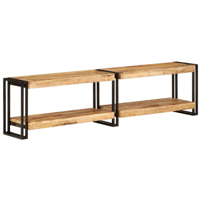 vidaXL Meuble TV 160x30x40 cm Bois de manguier massif