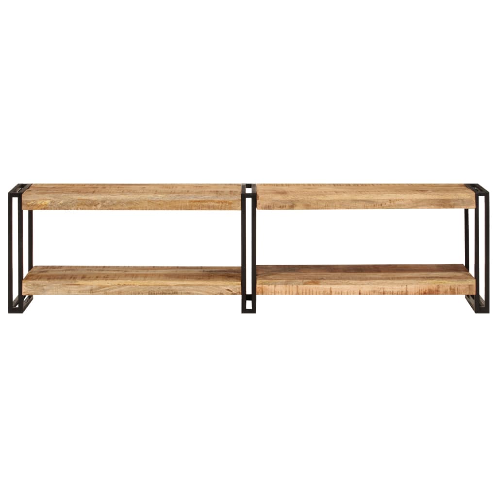vidaXL Meuble TV 160x30x40 cm Bois de manguier massif