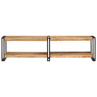 vidaXL Meuble TV 160x30x40 cm Bois de manguier massif