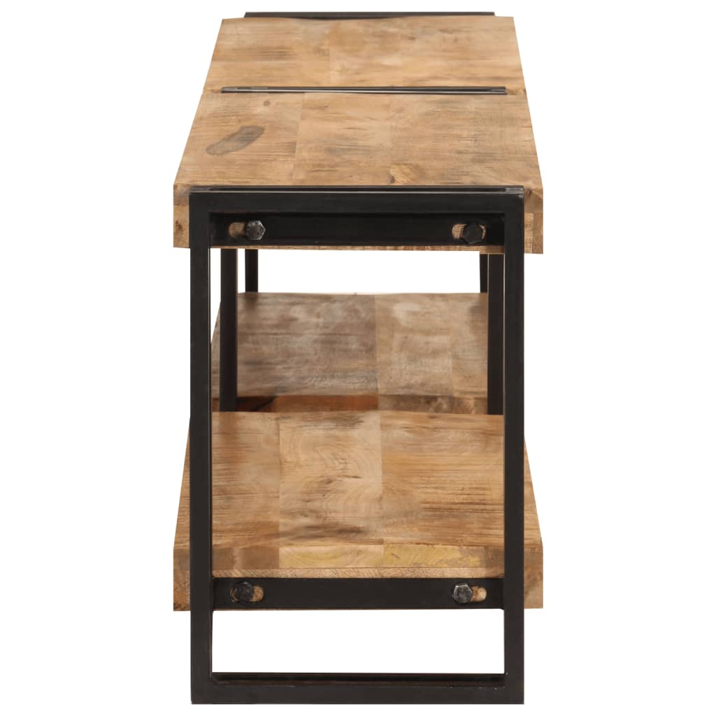 vidaXL Meuble TV 160x30x40 cm Bois de manguier massif