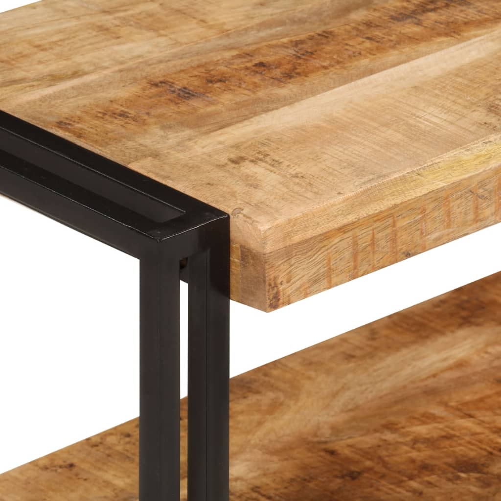 vidaXL Meuble TV 160x30x40 cm Bois de manguier massif