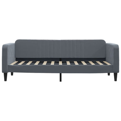 vidaXL Tagesbett Dunkelgrau 80x200 cm Samt