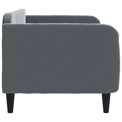 vidaXL Tagesbett Dunkelgrau 80x200 cm Samt