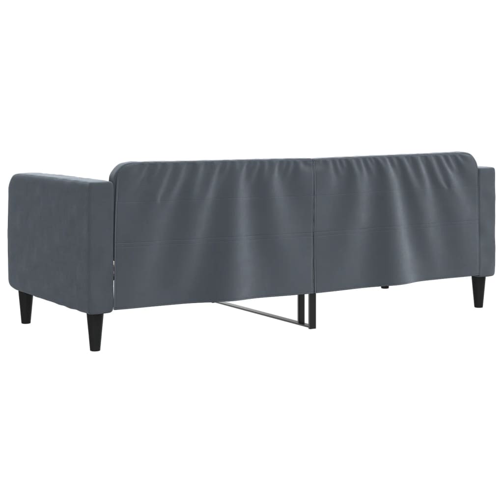 vidaXL Tagesbett Dunkelgrau 80x200 cm Samt