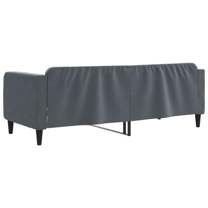 vidaXL Tagesbett Dunkelgrau 80x200 cm Samt