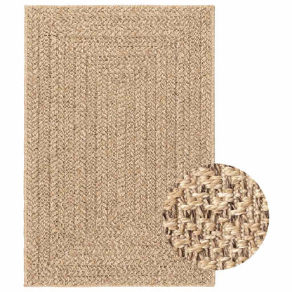 vidaXL Tapis 120x170 cm Aspect Jute Intérieur et Extérieur