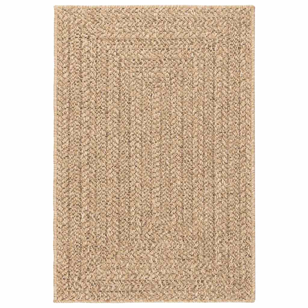 vidaXL Tapis 120x170 cm Aspect Jute Intérieur et Extérieur