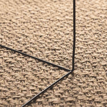 vidaXL Tapis 120x170 cm Aspect Jute Intérieur et Extérieur