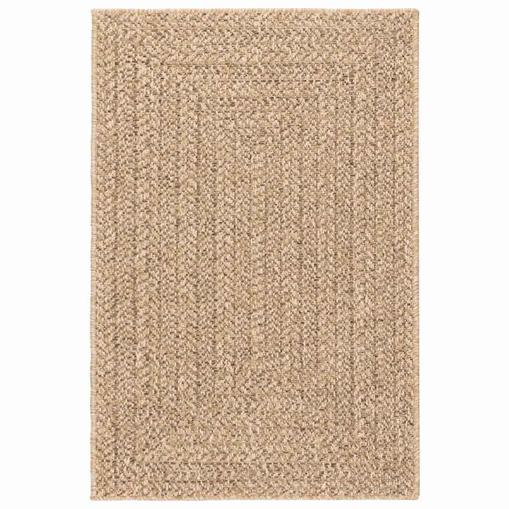 vidaXL Tapis ZIZUR 200x290 cm Aspect jute Intérieur et extérieur