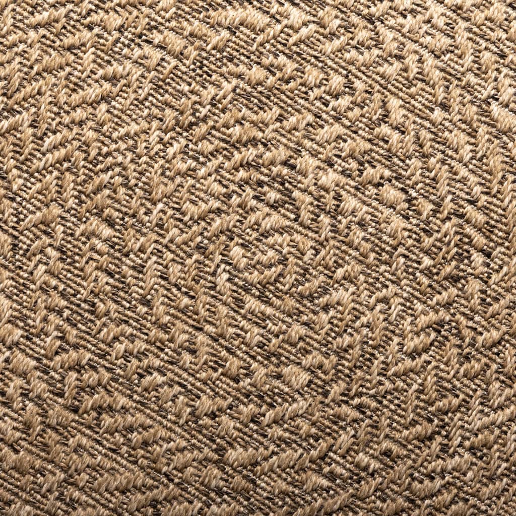 vidaXL Tapis d'intérieur/extérieur aspect jute 160 cm