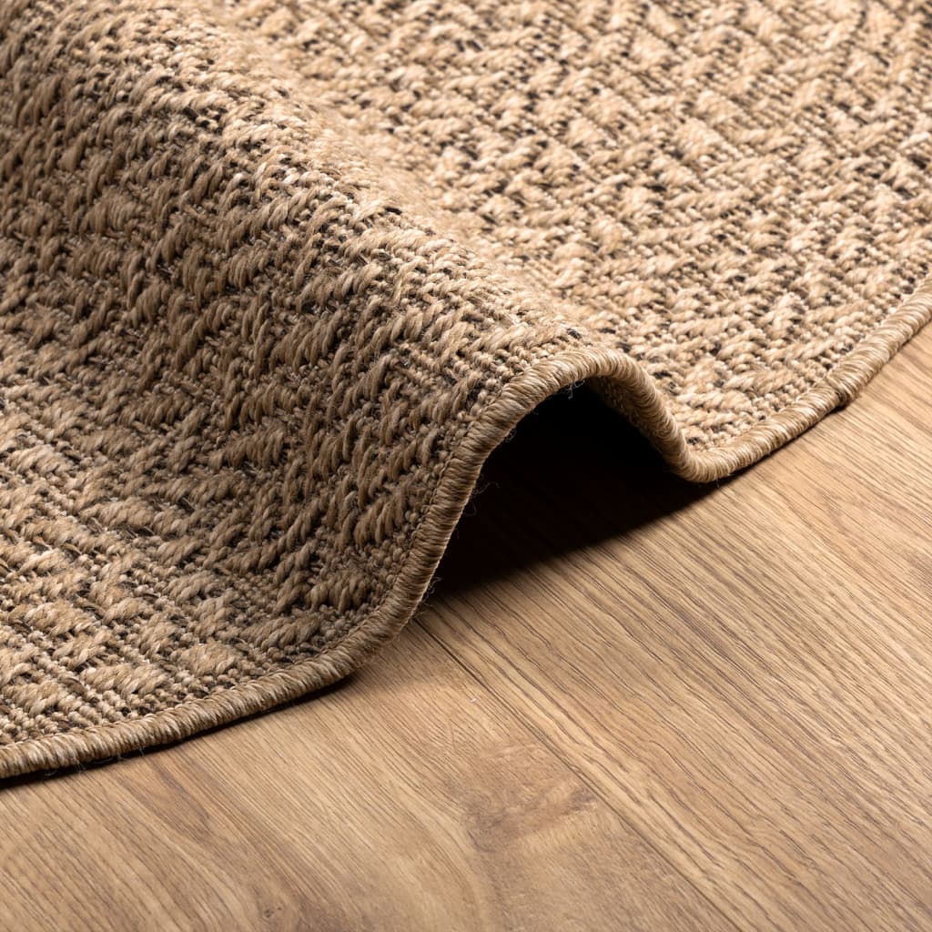 vidaXL Tapis d'intérieur/extérieur aspect jute 160 cm