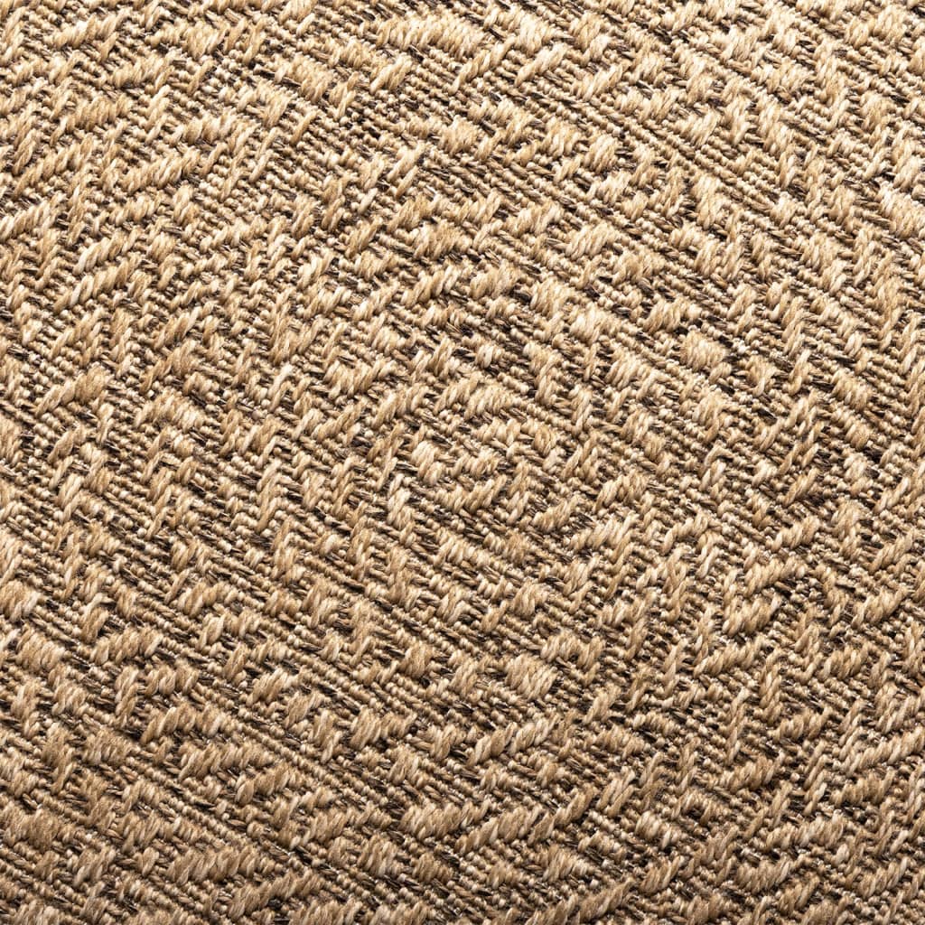 vidaXL Tapis ZIZUR 160x230 cm Aspect jute Intérieur et extérieur