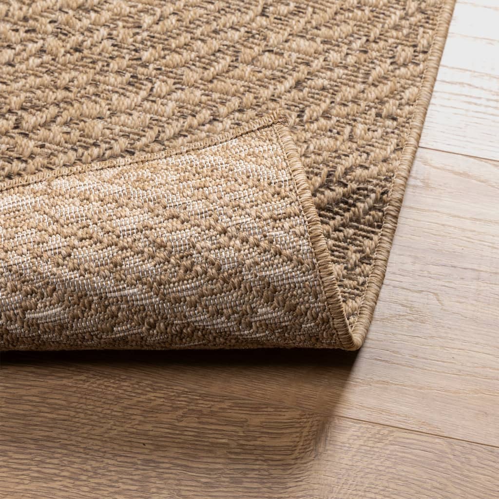 vidaXL Tapis ZIZUR 160x230 cm Aspect jute Intérieur et extérieur