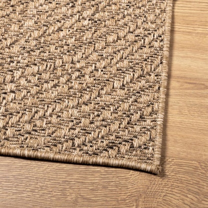 vidaXL Tapis ZIZUR 160x230 cm Aspect jute Intérieur et extérieur