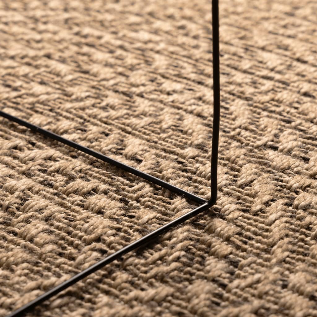 vidaXL Tapis ZIZUR 200x290 cm Aspect jute Intérieur et extérieur