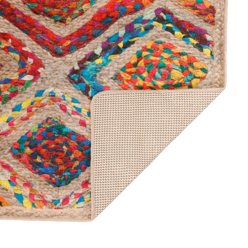vidaXL Tapis lavable multicolore 80x150 cm antidérapant