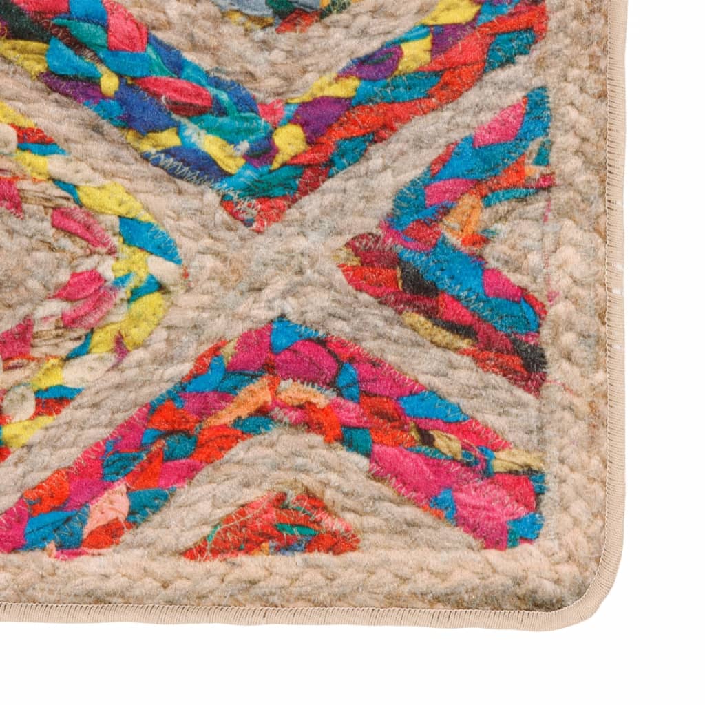 vidaXL Tapis Lavable Multicolore 160x230 cm Antidérapant