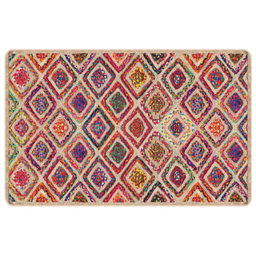 vidaXL Teppich Waschbar Mehrfarbig 190x300 cm Rutschfest