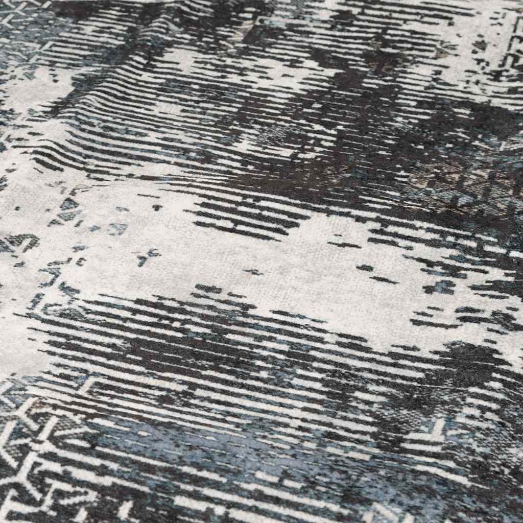 vidaXL Tapis lavable multicolore 80x150 cm antidérapant