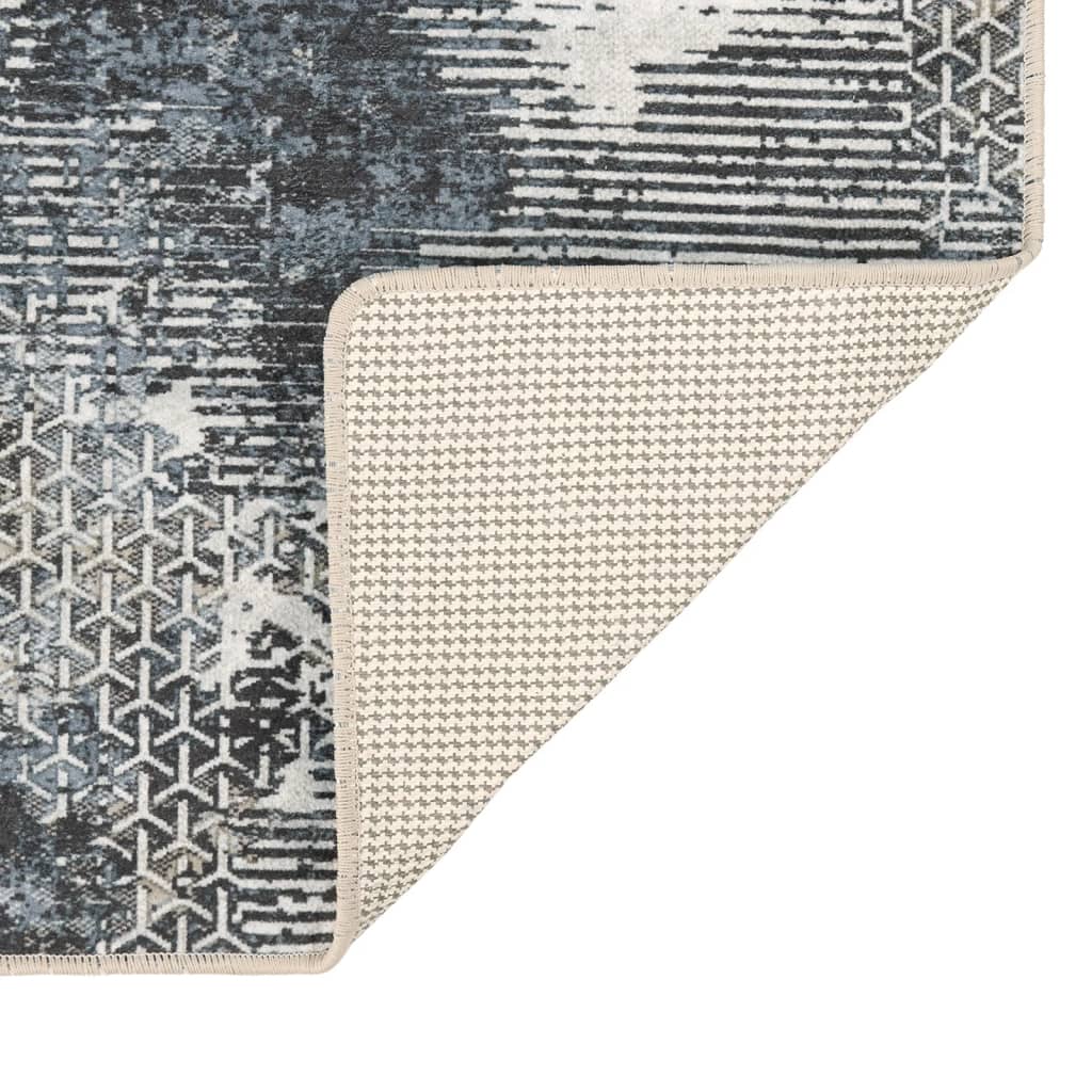 vidaXL Tapis lavable multicolore 80x300 cm Antidérapant