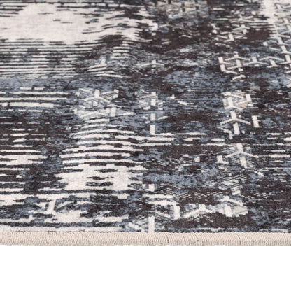vidaXL Tapis lavable multicolore 80x300 cm Antidérapant