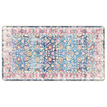 vidaXL Tapis lavable multicolore 80x150 cm antidérapant