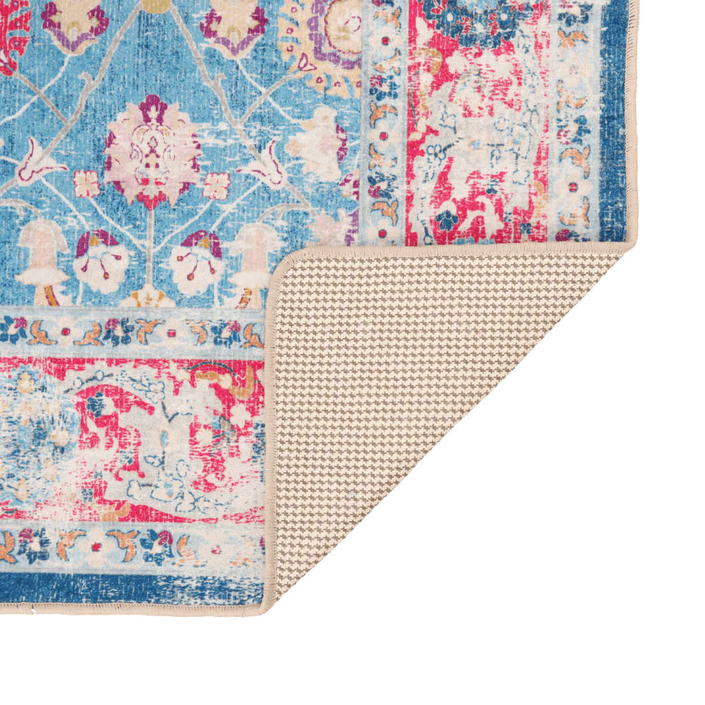 vidaXL Tapis lavable multicolore 80x300 cm antidérapant