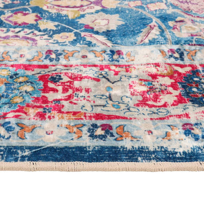 vidaXL Tapis lavable multicolore 80x300 cm antidérapant