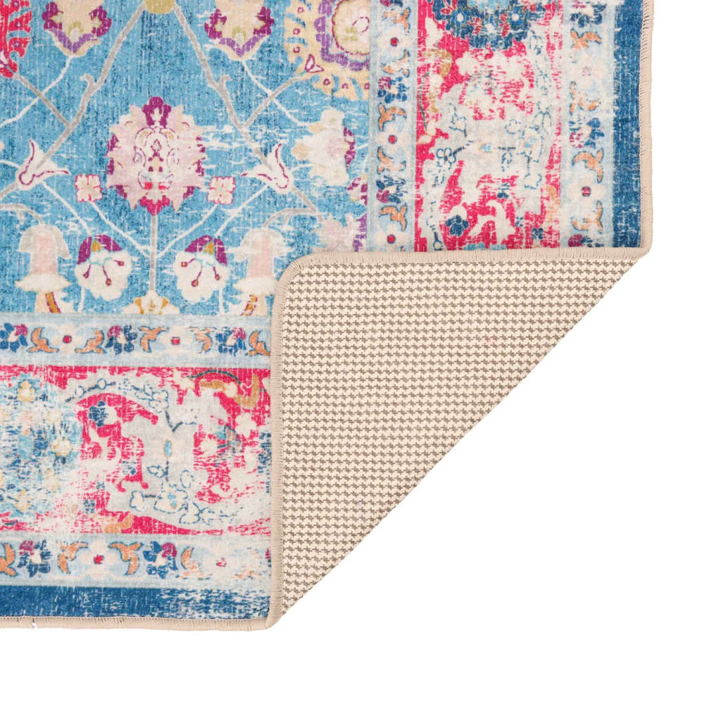 vidaXL Tapis lavable multicolore 120x180 cm antidérapant