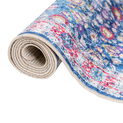 vidaXL Tapis lavable multicolore 120x180 cm antidérapant