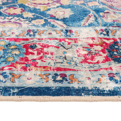 vidaXL Tapis lavable multicolore 120x180 cm antidérapant