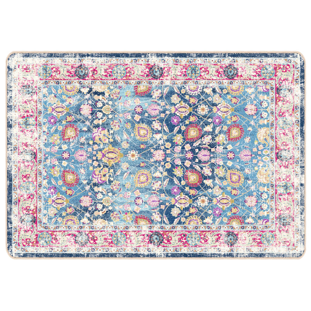 vidaXL Tapis Lavable Multicolore 160x230 cm Antidérapant
