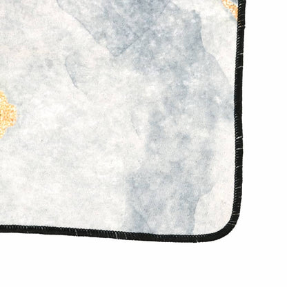 vidaXL Tapis lavable multicolore 80x150 cm antidérapant