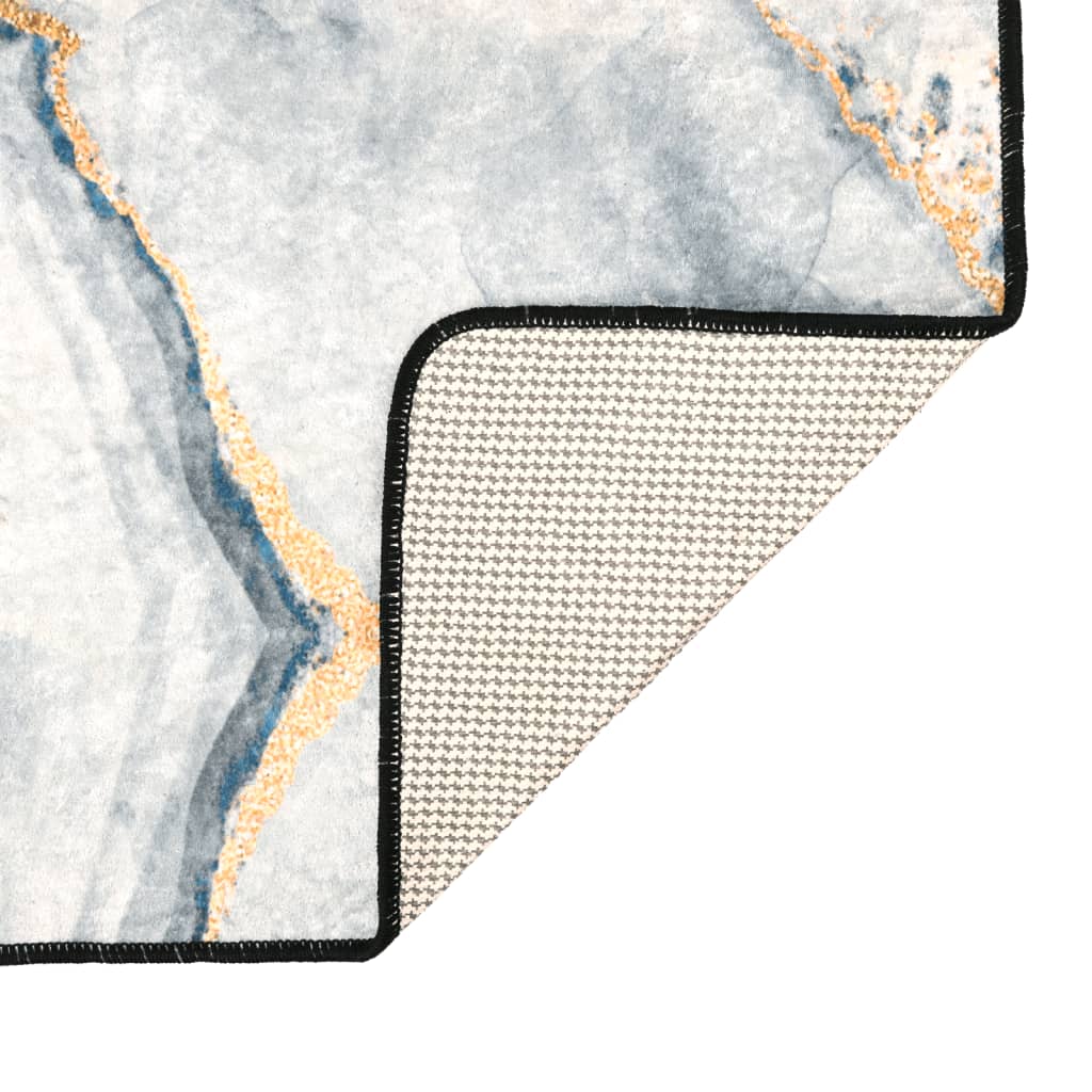vidaXL Tapis lavable multicolore 80x150 cm antidérapant