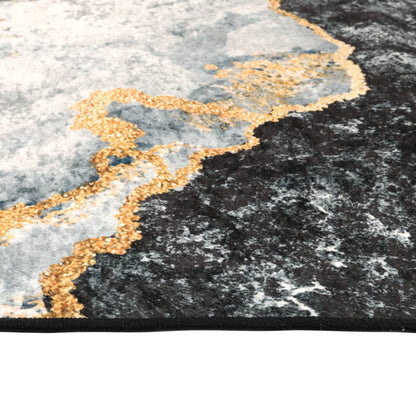 vidaXL Tapis lavable multicolore 80x150 cm antidérapant