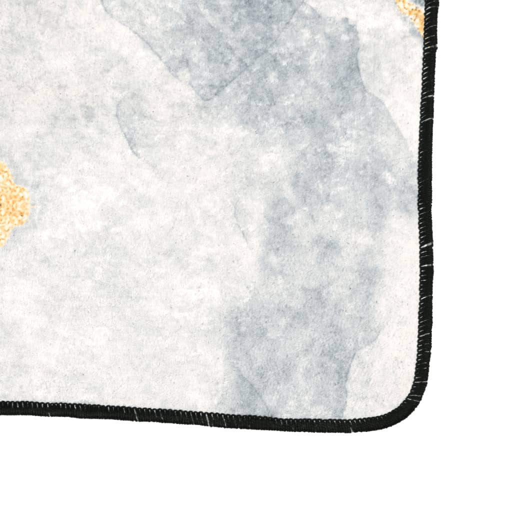 vidaXL Tapis lavable multicolore 120x180 cm antidérapant
