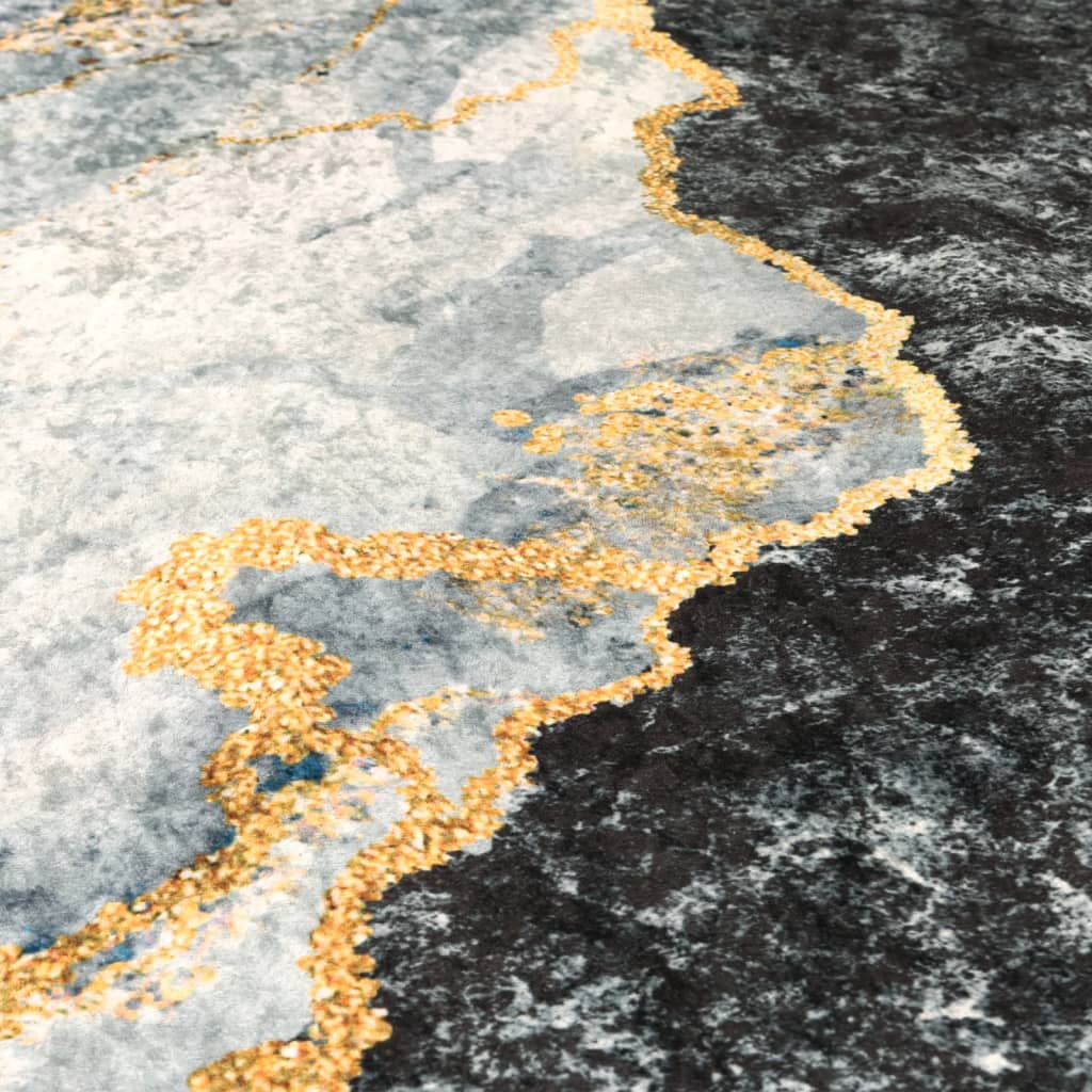 vidaXL Tapis lavable multicolore 120x180 cm antidérapant