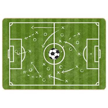 vidaXL Tapis pour enfants vert 160x230 cm Terrain de football lavable antidérapant